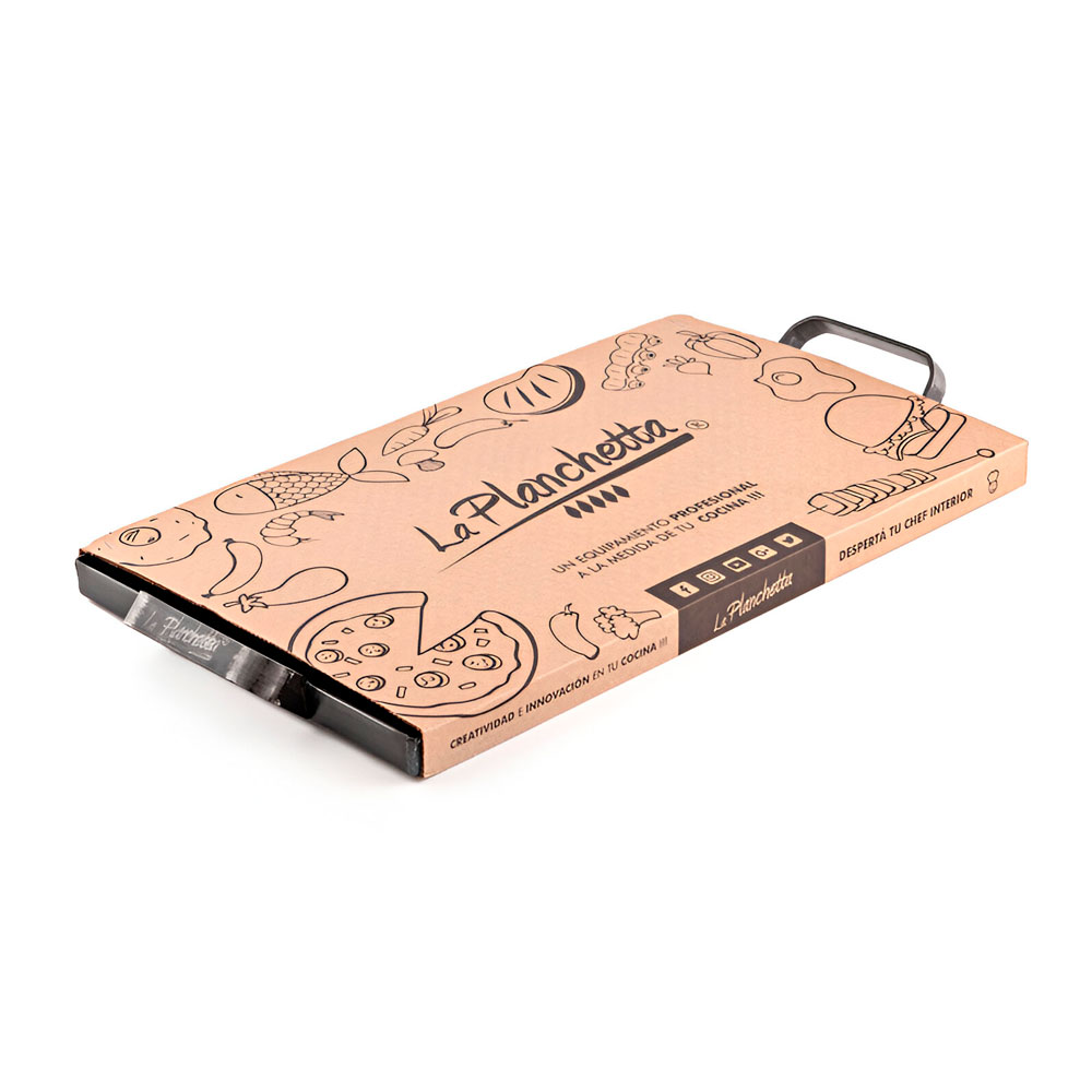 Planchetta de 2 hornallas con caja Planchetta de 2 hornallas con caja