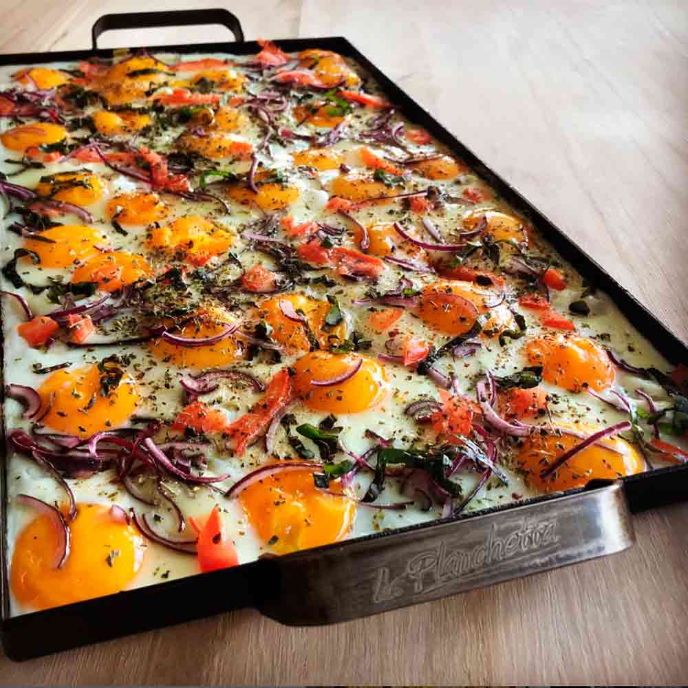 huevos en la planchetta de 2 hornallas huevos en la planchetta de 2 hornallas