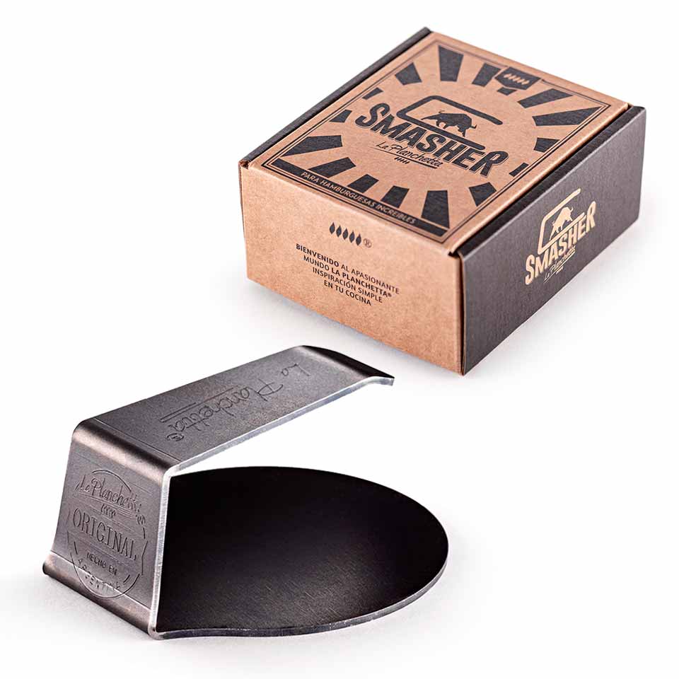 Smasher la planchetta y su packaging