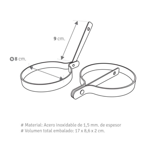 caracteristicas de moldes para huevos