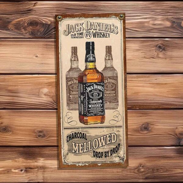 CHAPA decorativa estilo retro vintage de bebida jack daniels