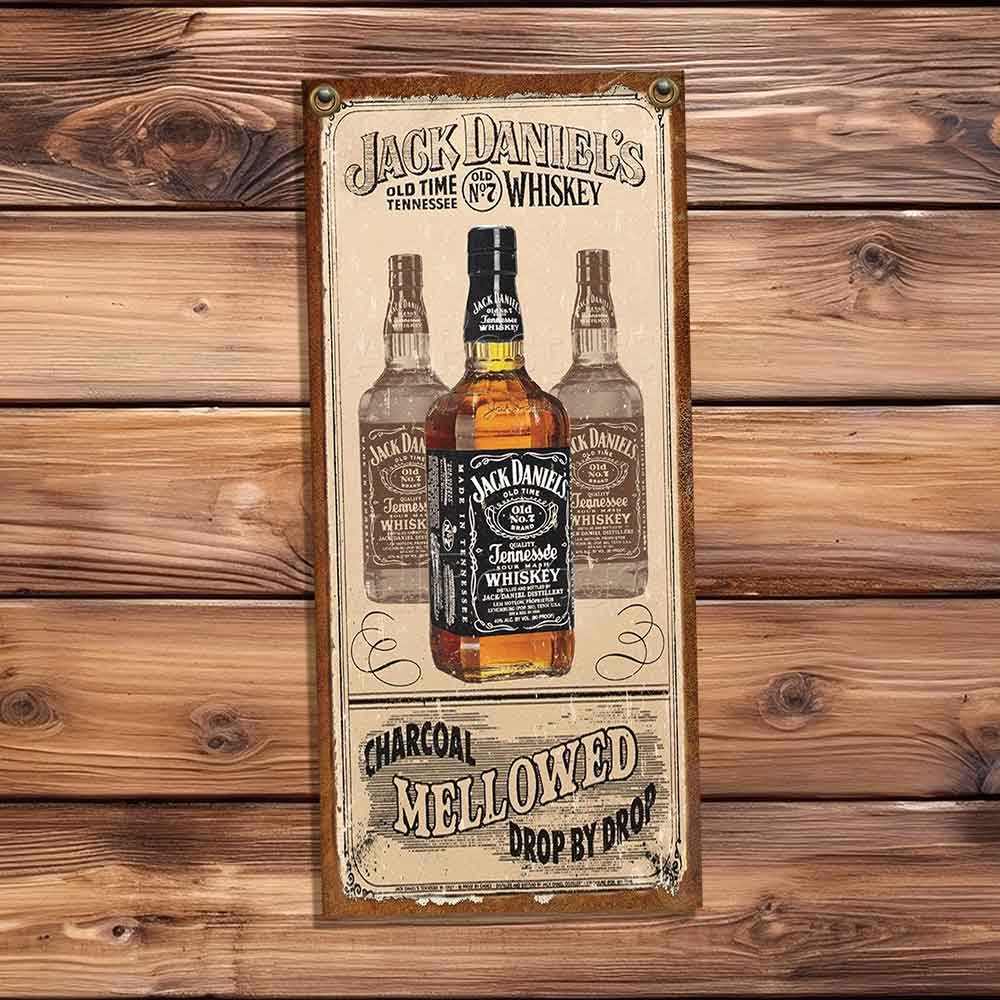 CHAPA decorativa estilo retro vintage de bebida jack daniels CHAPA decorativa estilo retro vintage de bebida jack daniels