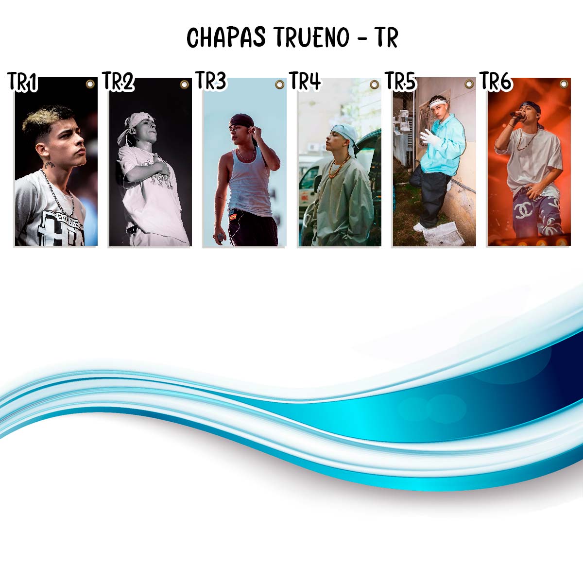 carteles y chapas decorativas de trueno. catalogo