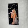 cartel y chapa decorativa de sabrina carpenter