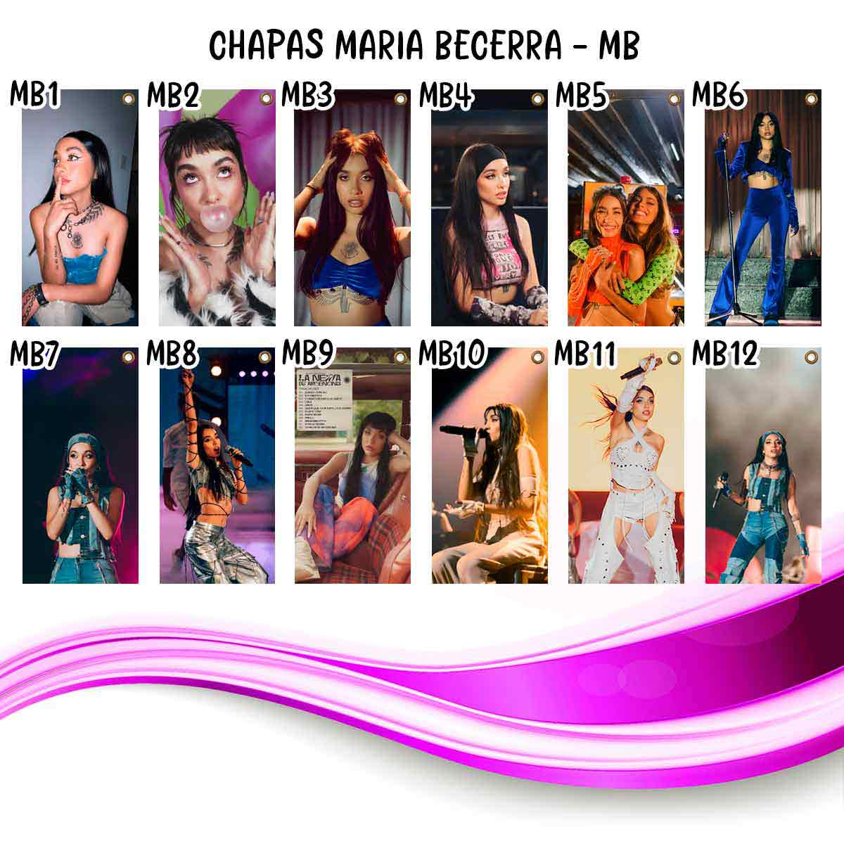 carteles y chapas decorativas de MARIA BECERRA. catalogo