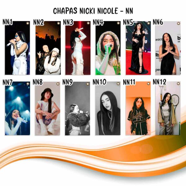 carteles y chapas decorativas de nicki nicole. catalogo