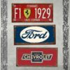 CHAPAS decorativas retro vintage de AUTOS