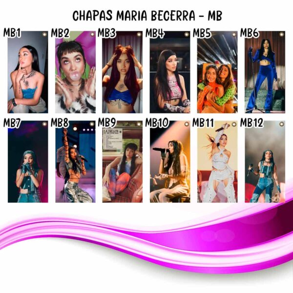 chapas decorativas de tini