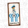 cartel chapa decorativa retro vintage del mundial 78