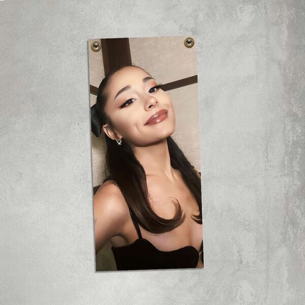 cartel y chapa decorativa de billie eilishariana grande