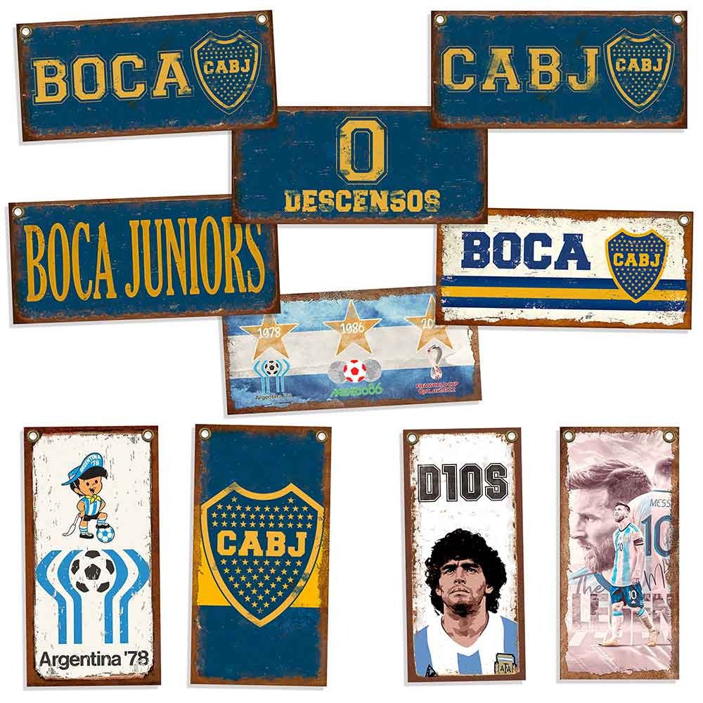 Chapas vintage Boca Juniors