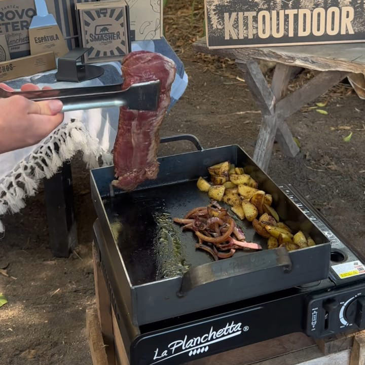 anafe portatil a gas butano marca la planchetta