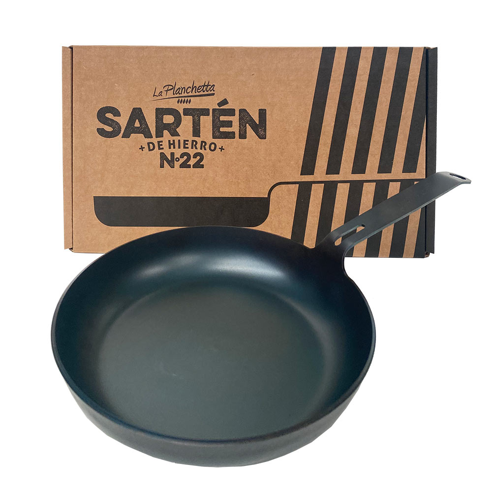 Nueva sarten La Planchetta de hierro de 22 cm de diametro