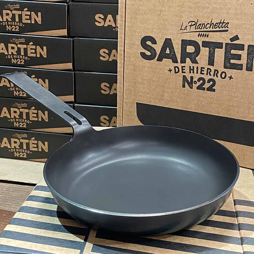 Nueva sarten La Planchetta de hierro de 22 cm de diametro