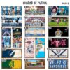 carteles y CHAPAS retro vintage decorativas de futbol. catalogo