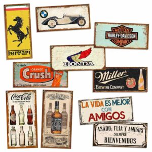 Set de 10 Chapas Retro Vintage Surtidas!