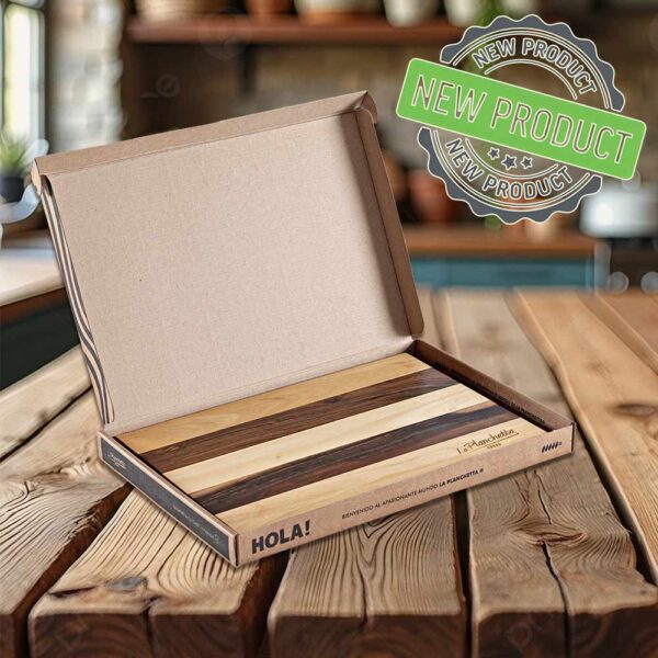 Tabla para picar de madera dura nativa marca La Planchetta