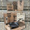 Combo de La Planchetta con sarten y bolsa de tela de regalo