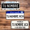 cartel CHAPA DECORATIVA PERSONALIZADA ESTILO VINTAGE! Elegí entre estos 3 modelos! Patente Vieja, Patente Nueva o fondo Beige!