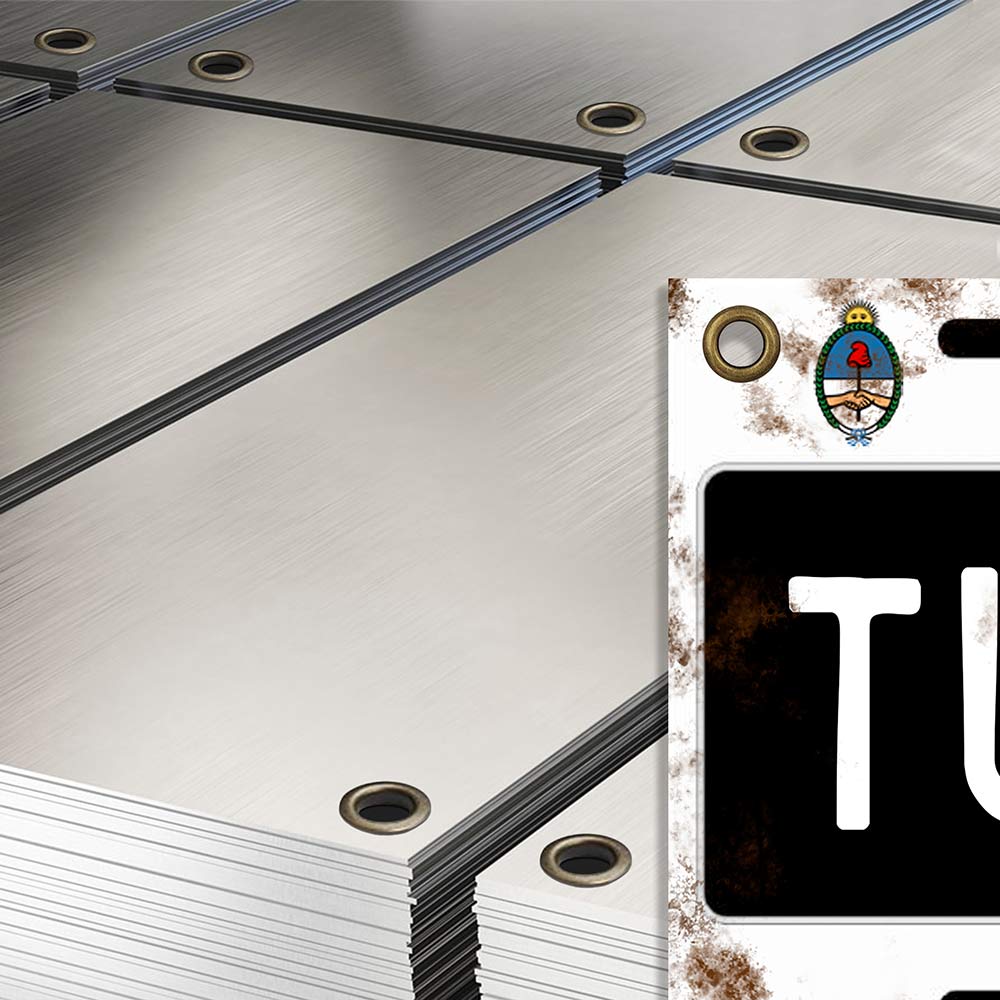 cartel CHAPA DECORATIVA retro vintage